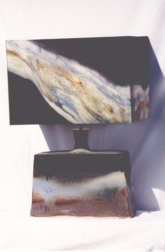 Designer lampe mit blauem - lampe,